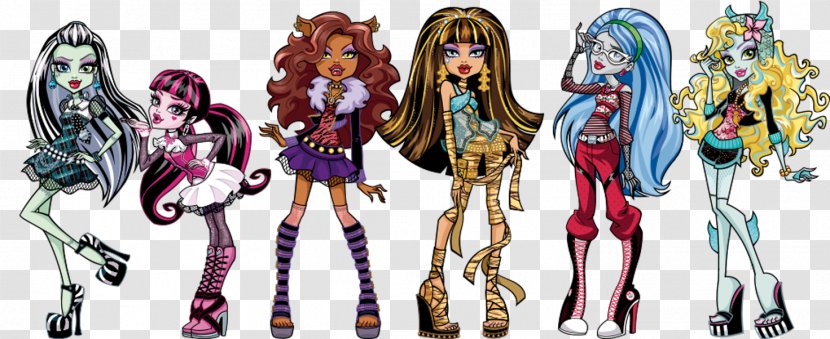 Doll Monster High Ever After OOAK Mattel - Watercolor Transparent PNG