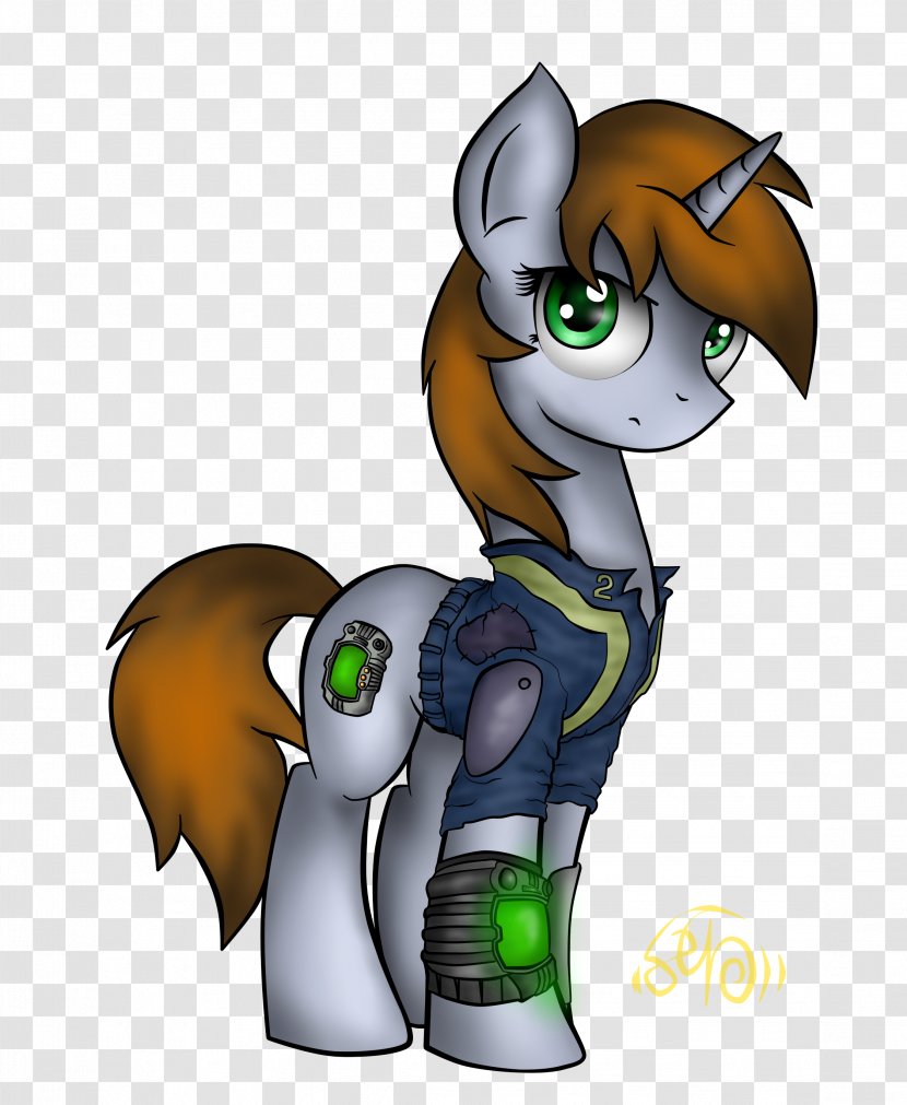 Pony Fallout 2 Horse Fallout: Equestria Wasteland - Cartoon Transparent PNG