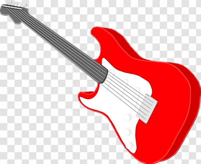 Guitar Cartoon - Plucked String Instruments - Music Accessory Transparent PNG