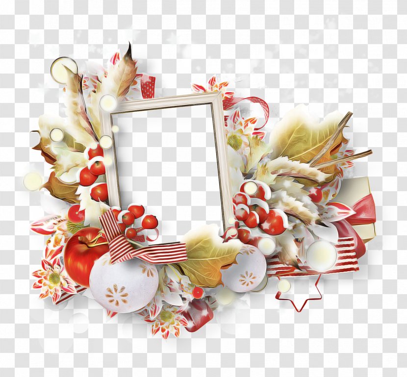 Watercolor Christmas Wreath - Day - Holly Plant Transparent PNG