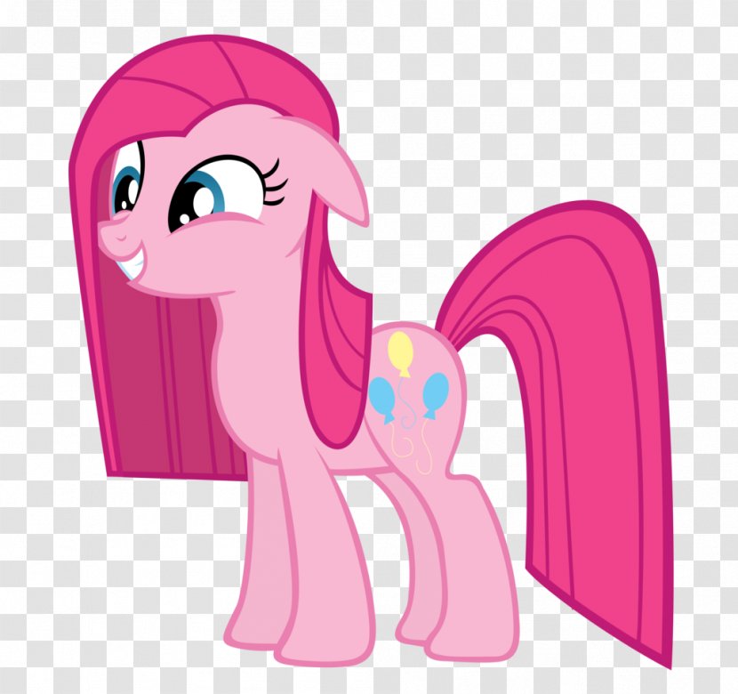 My Little Pony: Friendship Is Magic Fandom Pinkie Pie Horse Mane - Cartoon Transparent PNG