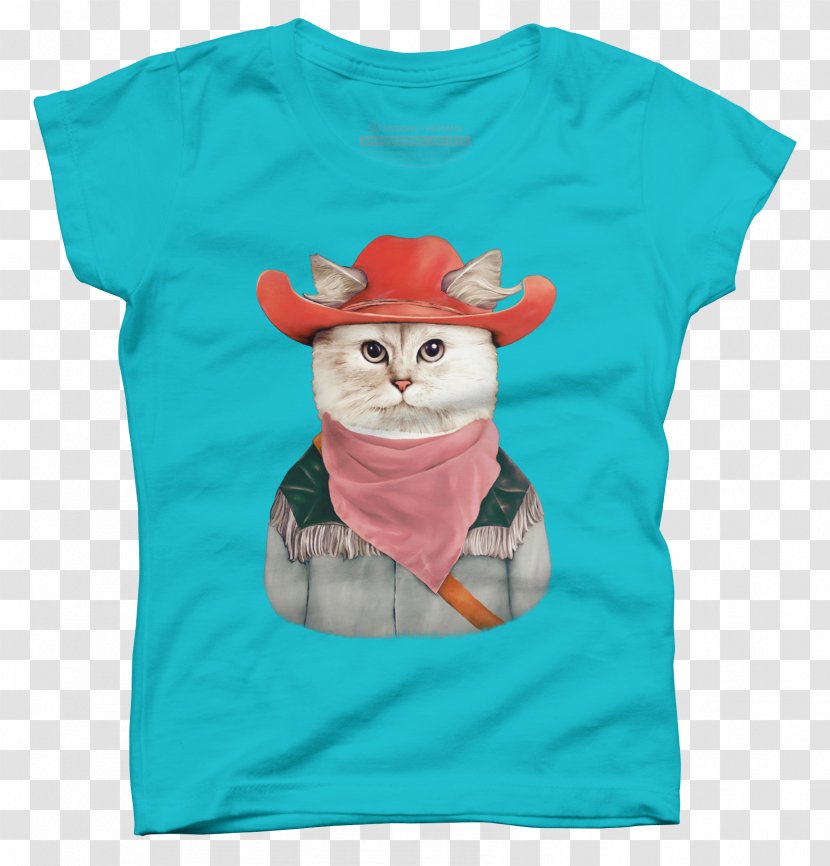 Cat Oil Painting Animal - Lover T Shirt Transparent PNG