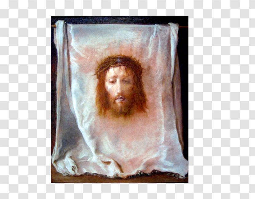 Holy Face Of Jesus The Veil Veronica Calvary - Saint Transparent PNG