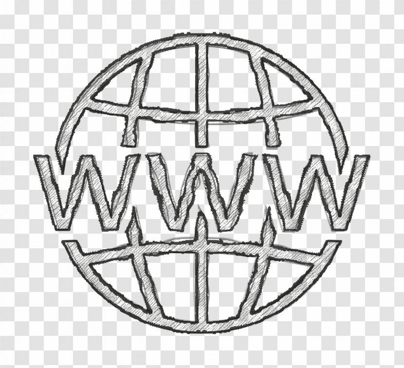 Web Icon Internet Icon World Wide Web On Grid Icon Transparent PNG