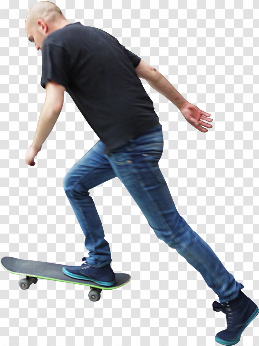 Skateboarding Rendering - Skateboard - Sitting Man Transparent PNG