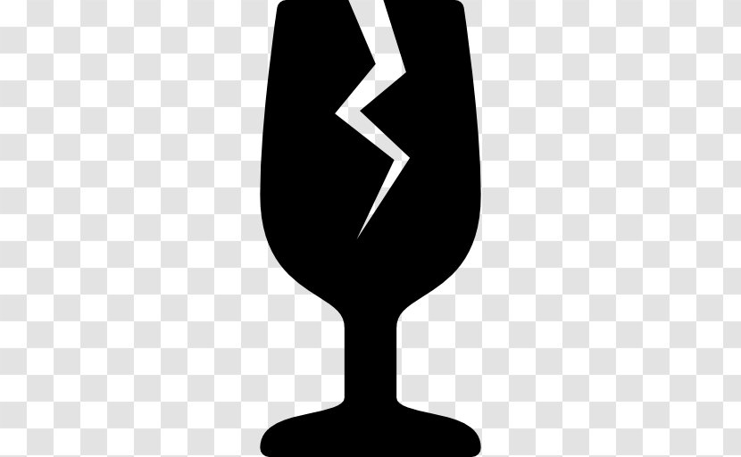 Wine Glass Logo Champagne Stemware - Cracks Transparent PNG