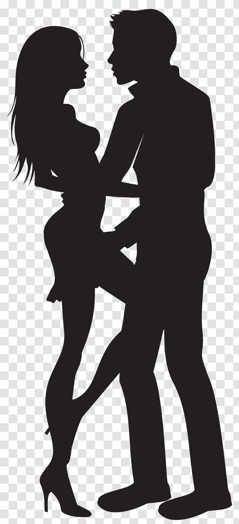 Couple Clip Art - Dance - Silhouettes Image Transparent PNG
