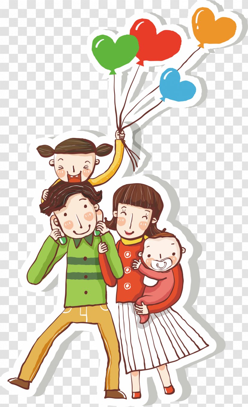 Qingming Family Child Parent - Frame - Happy One Transparent PNG