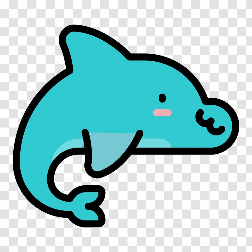 Dolphin Clip Art - Area - Vector Hand-painted Cartoon Transparent PNG