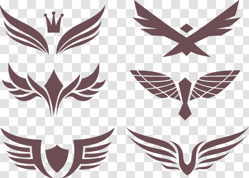 Euclidean Vector - Badge - Eagle Sealed Seal Wing Falcon Transparent PNG