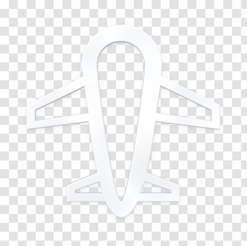 Airplane Icon Flight Fly - Checkin - Emblem Symbol Transparent PNG