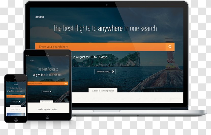 Responsive Web Design Application - Software - Southeast Asia Travel Transparent PNG