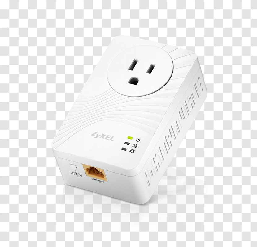 Adapter Power-line Communication Ethernet AC Power Plugs And Sockets Zyxel - Hardware - Powerline Transparent PNG