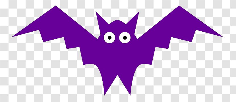Bat Cartoon Clip Art - Logo Transparent PNG
