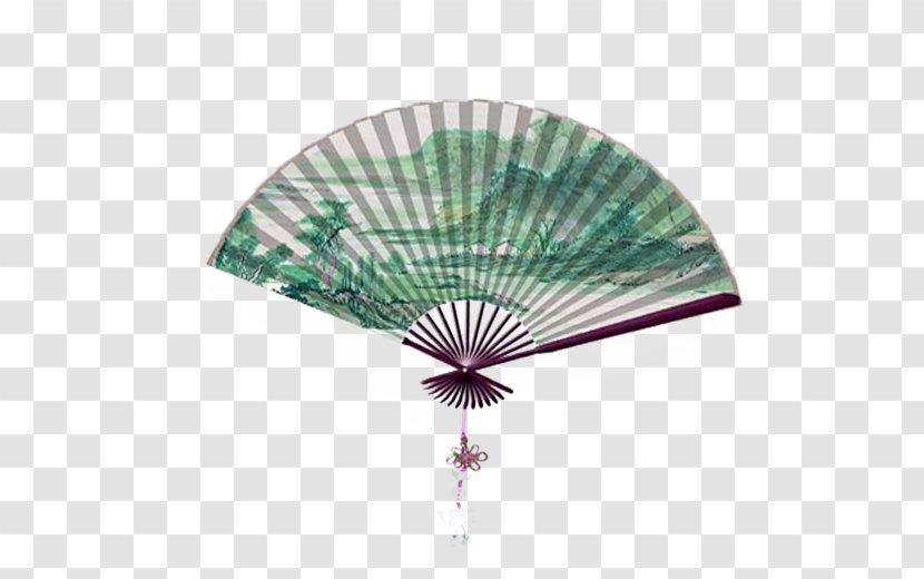 Paper Hand Fan - Creativity - Chinese Sub Transparent PNG
