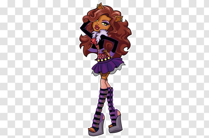 Monster High Clawdeen Wolf Doll Art Clip - Fan Transparent PNG