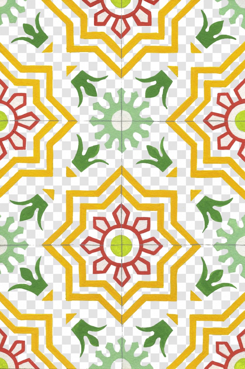 Tile Business Company Industry - Area - Flower Pattern Transparent PNG