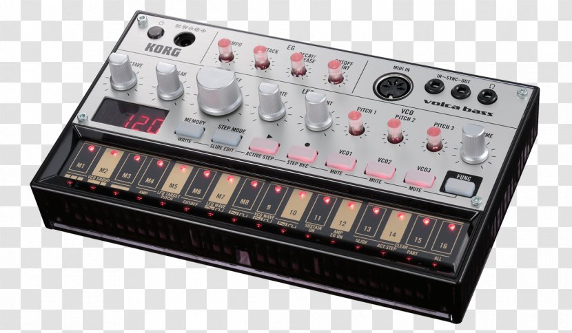Sound Synthesizers Analog Synthesizer Drum Machine Korg Bassline - Heart - Mixer Transparent PNG