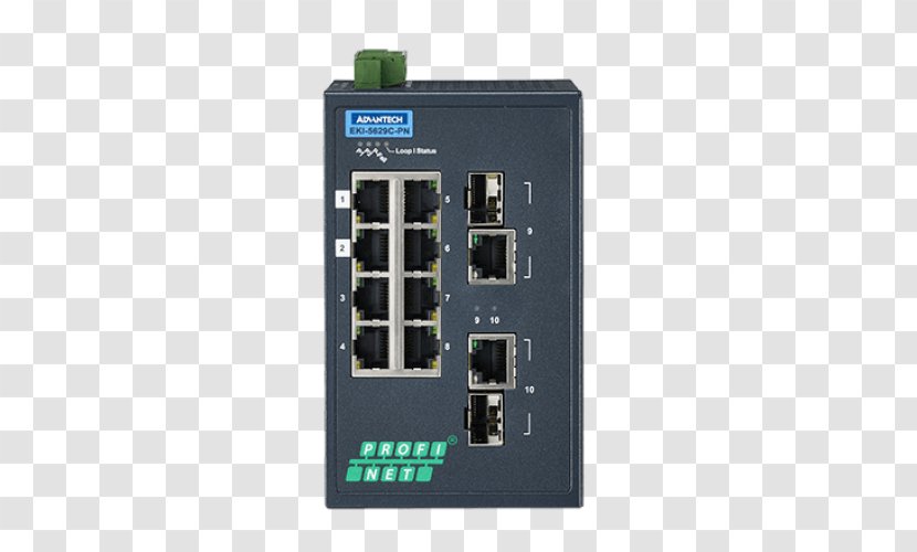 PROFINET Network Switch Industrial Ethernet EtherNet/IP - Simple Management Protocol - Port Transparent PNG