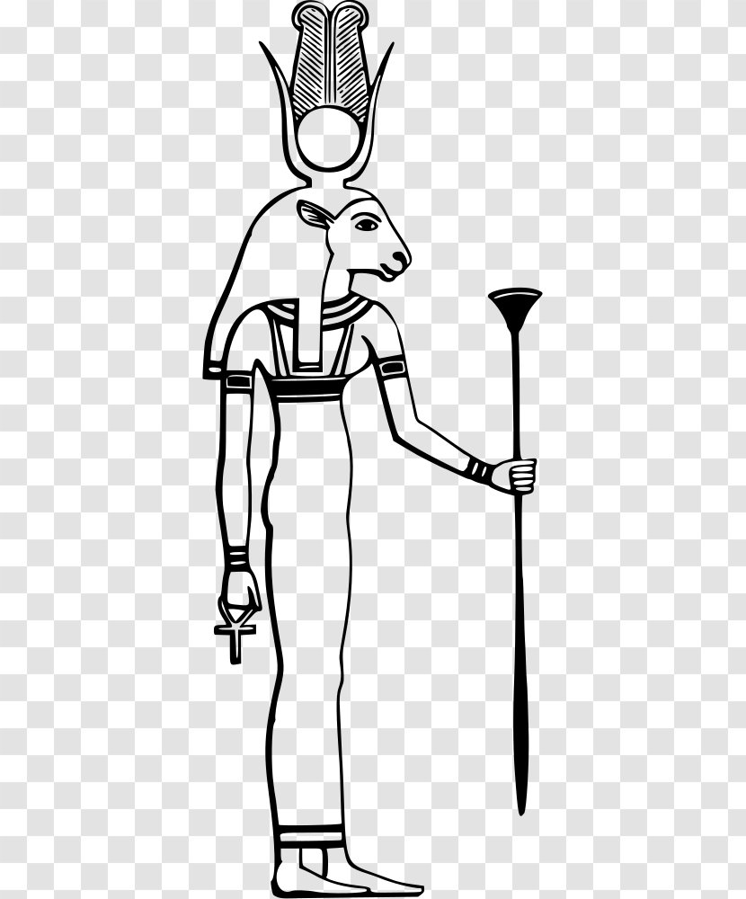Ancient Egyptian Religion Khnum Hathor Clip Art - Shoe - Goddess Transparent PNG