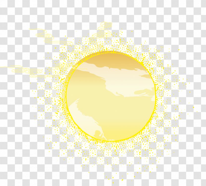 Yellow Circle Pattern - Computer - Moon Transparent PNG