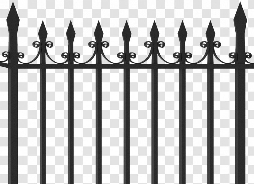 Fence Wrought Iron Gate Railing - Candle Holder Transparent PNG