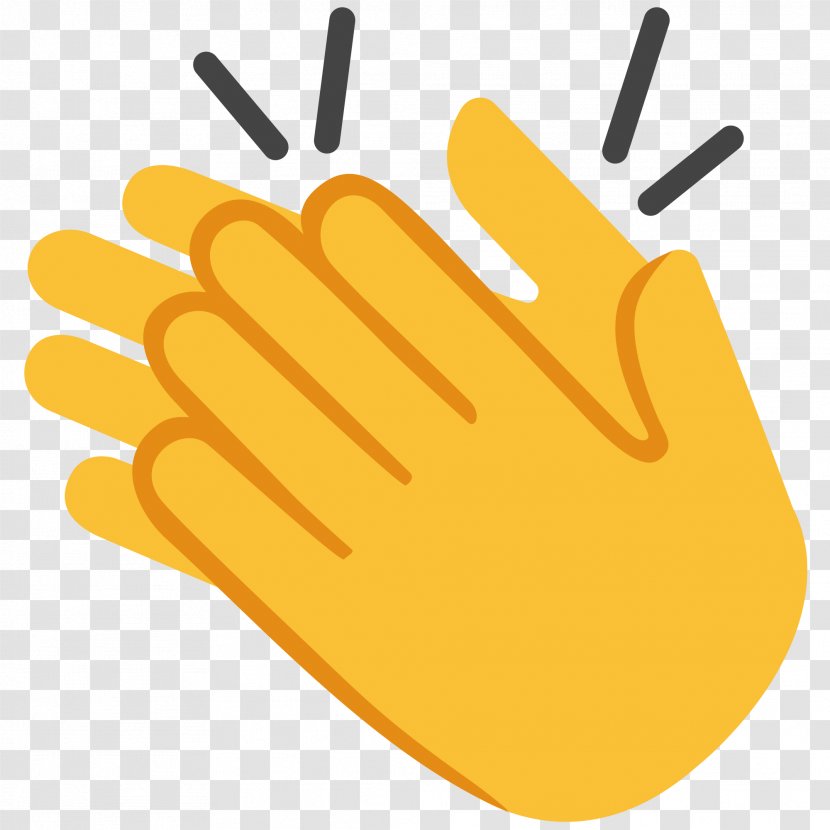 Clapping Emoji Hand Noto Fonts Applause Transparent PNG