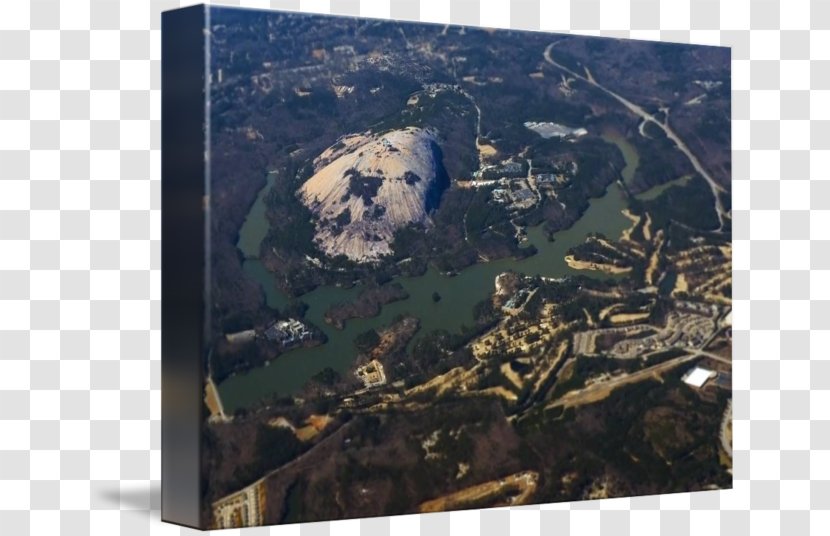 Aerial Photography - Stock - Stone Mountain Transparent PNG