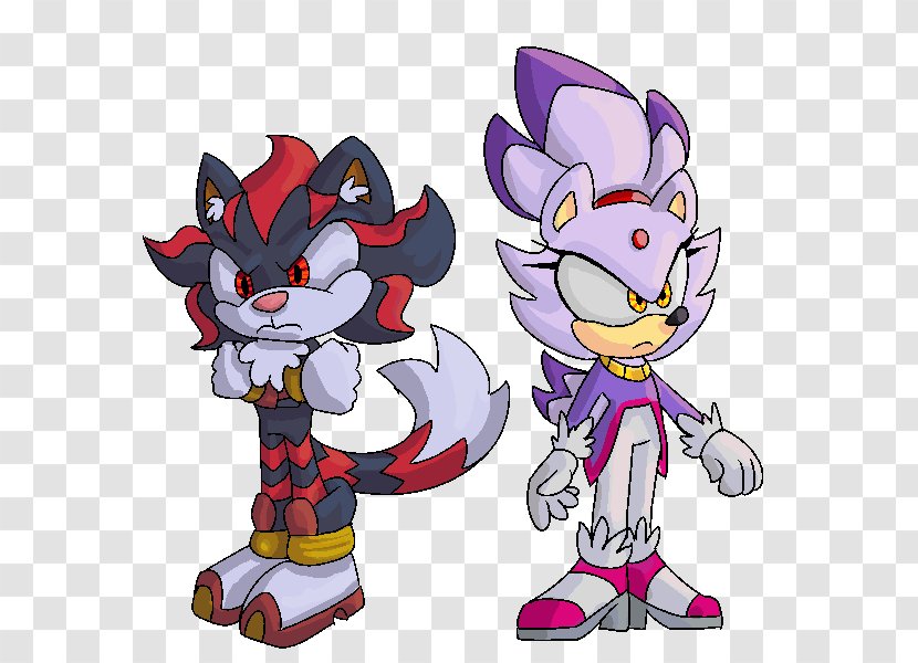Shadow The Hedgehog Cat Amy Rose Metal Sonic - Watercolor Transparent PNG