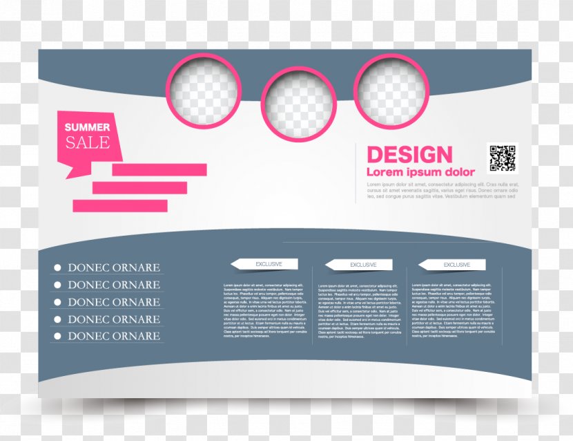 Brochure Flyer - Album Cover - Fashion Design Transparent PNG