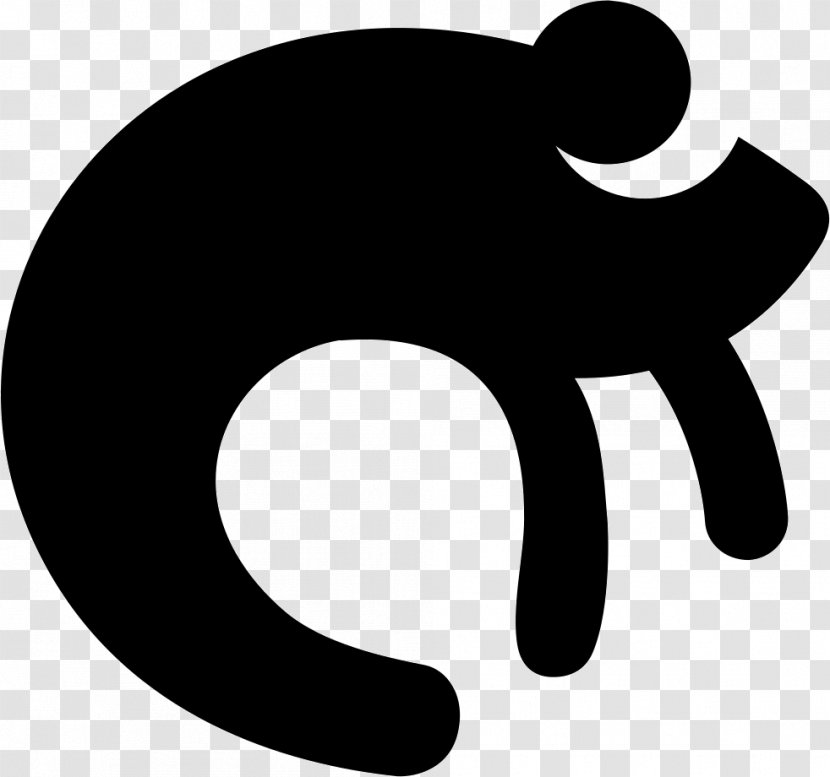 Cat Black & White - Logo - M Clip Art MBoruto Button Transparent PNG