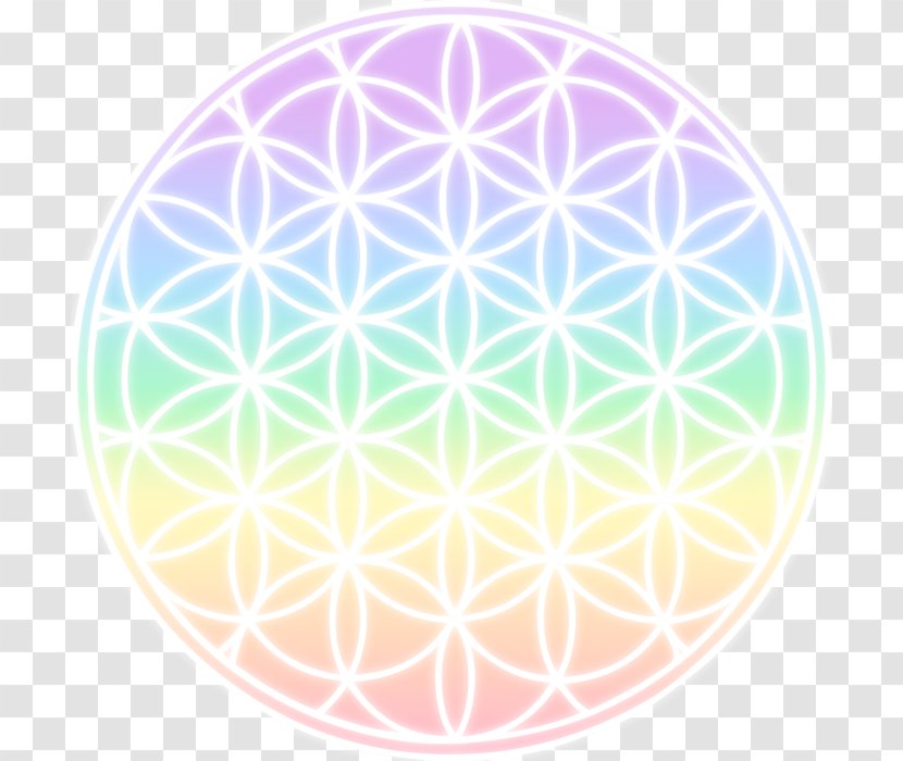 Overlapping Circles Grid Sacred Geometry Symbol - Sphere Transparent PNG