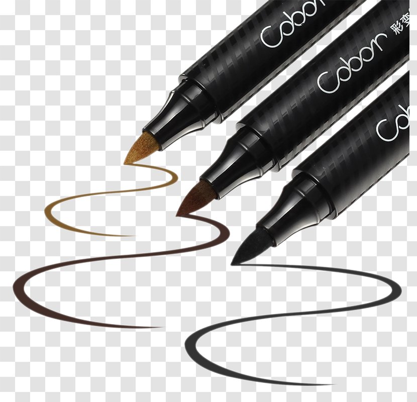 Pencil Eyebrow Make-up Gratis - Eye Liner - Three Color Variants Water Cream Transparent PNG