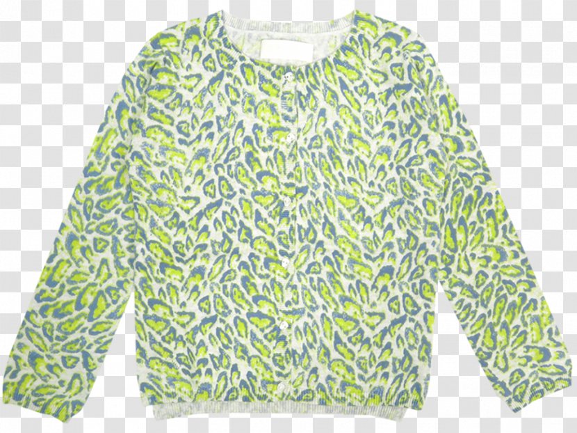 Sweater Zadig Green Sleeve Ninon - Animal Print Transparent PNG
