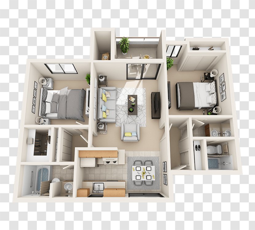 Sun Wood Apartments Floor Plan Peoria - House - Timber Battens Seating Top View Transparent PNG