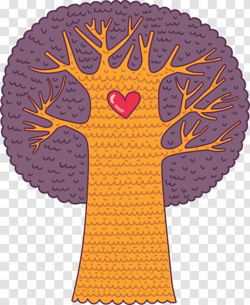 Tree Purple Heart Mulberry Transparent PNG