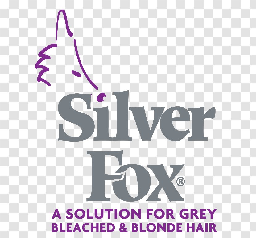 Silver Fox Purple Color Hair - Label Transparent PNG
