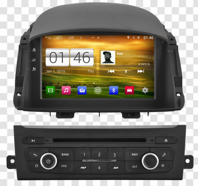 Kia Carnival GPS Navigation Systems Ford Kuga Renault Koleos - Vehicle Audio Transparent PNG