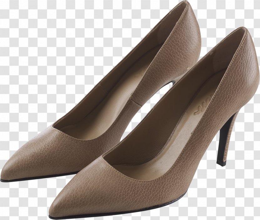 Suede Heel Shoe - Bride - Trendy Style Transparent PNG