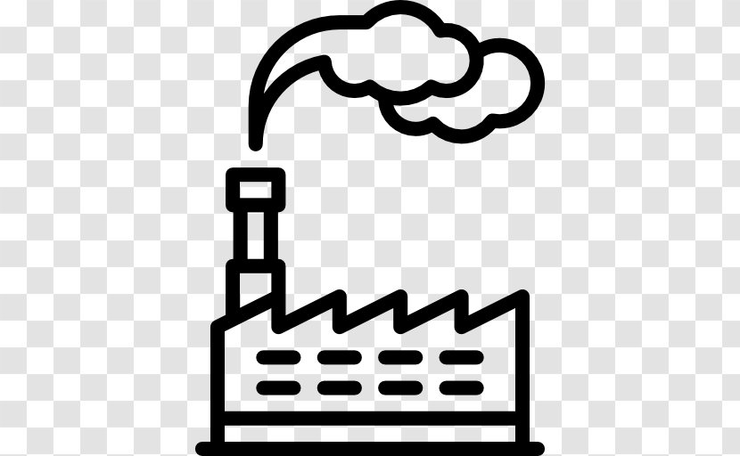 Nuclear Power Plant Energy - Black And White - Factory Icon Transparent PNG