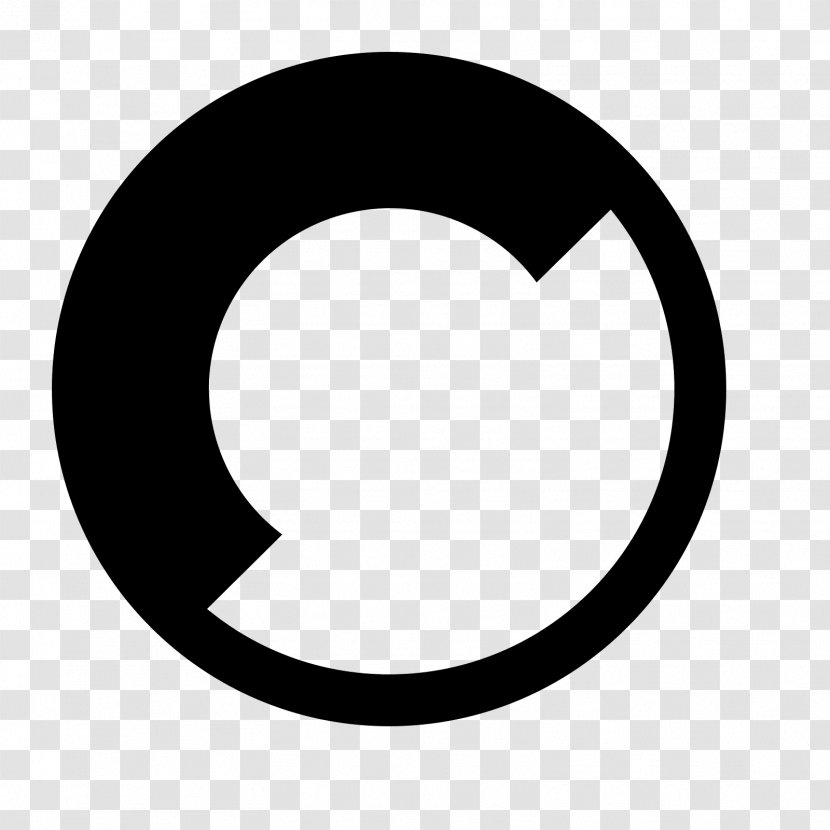 Circle Point White Clip Art - Black And Transparent PNG