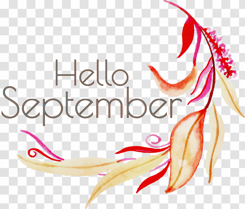 Hello September September Transparent PNG