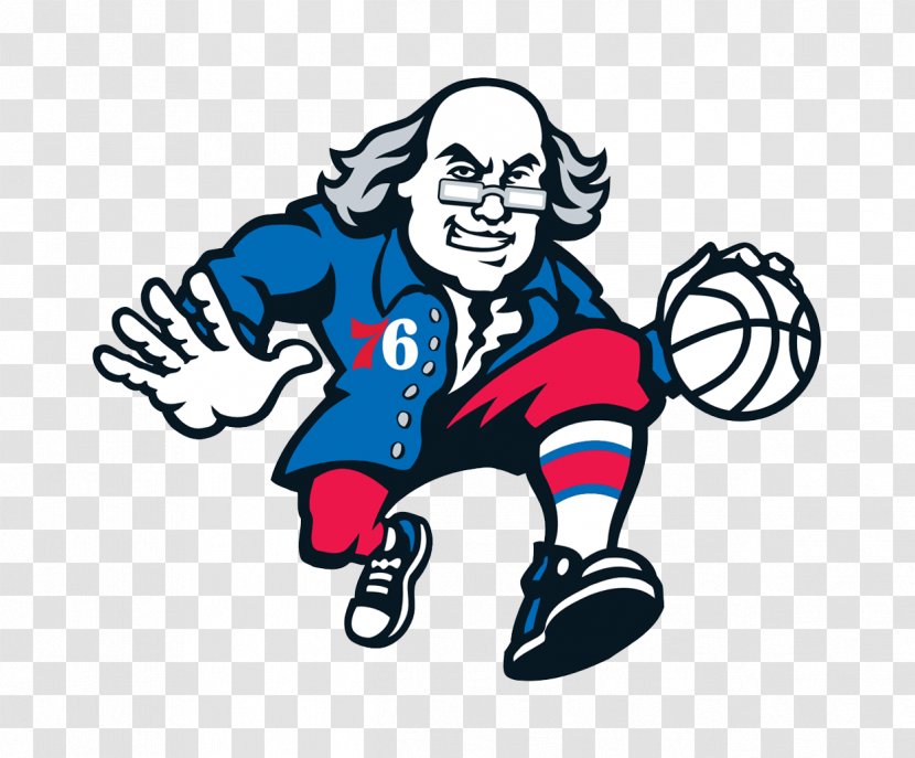 Philadelphia 76ers Benjamin Franklin NBA Square Basketball - Logo - Nba Transparent PNG