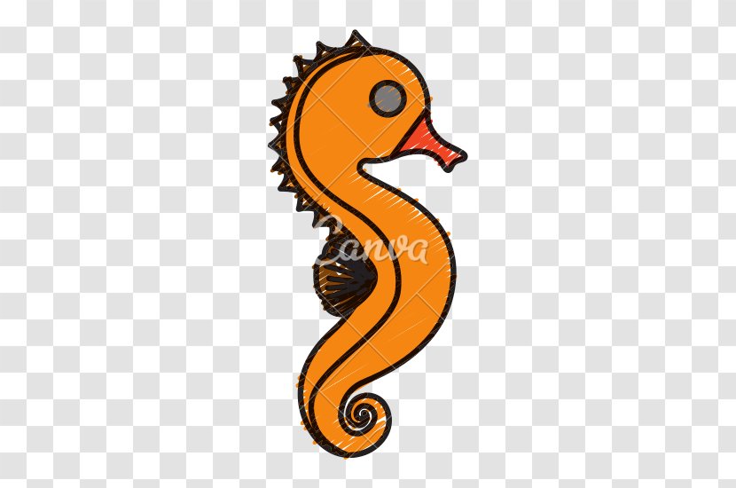 Seahorse Royalty-free - Drawing Transparent PNG