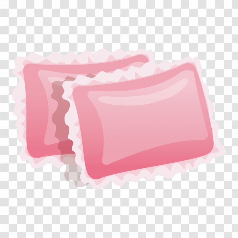 Pillow Cushion Icon - Pink Vector Material Transparent PNG