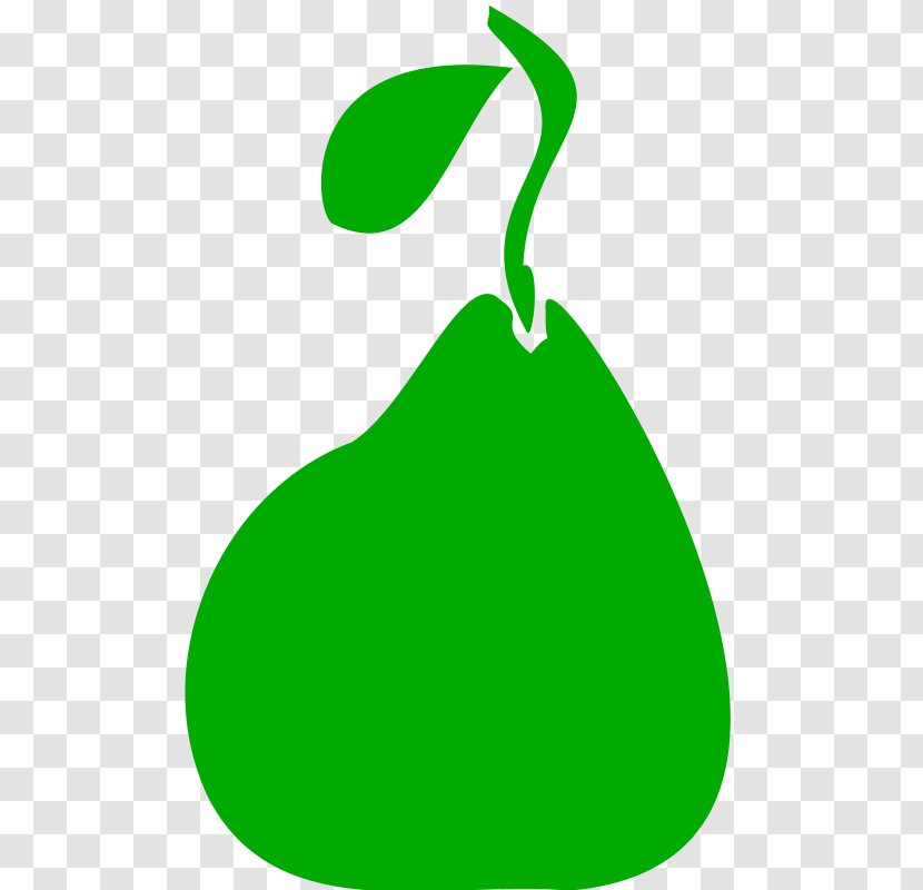 Clip Art Large Pear Openclipart Fruit - Grass Transparent PNG