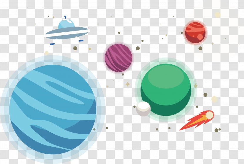 Star Sky Planet Euclidean Vector - Stars In Space Transparent PNG
