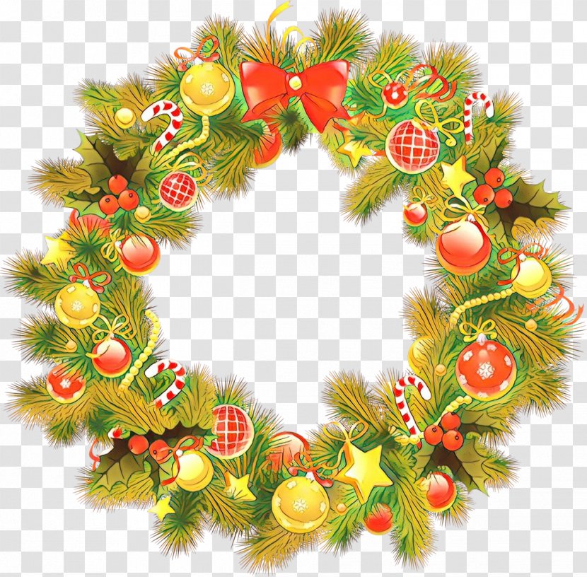 Christmas Ornament Spruce Wreath Day - Interior Design - Evergreen Transparent PNG