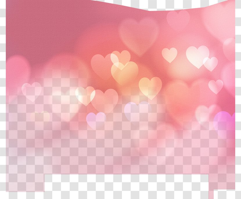 Romance Wallpaper - Peach - Heart Transparent PNG