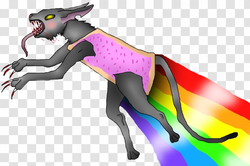Nyan Cat YouTube Drawing - Mythical Creature - Youtube Transparent PNG